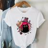 Woman Clothing Graphic T Shirts Womens Lovely Pattern Tshirt for Female Fashion Tops 2024 Funny T Shirts Youthful Woman Clothes
