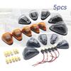 5Pcs For Ford F-250 F-350 1999-2016 Car Light Cab Roof Spotlight Top Marker Running Car LED Yellow Signal Light 12V