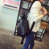 Mochila de Couro Macio Grande Capacidade para Viagem e Estudante Moda Feminina Hong Kong 2025
