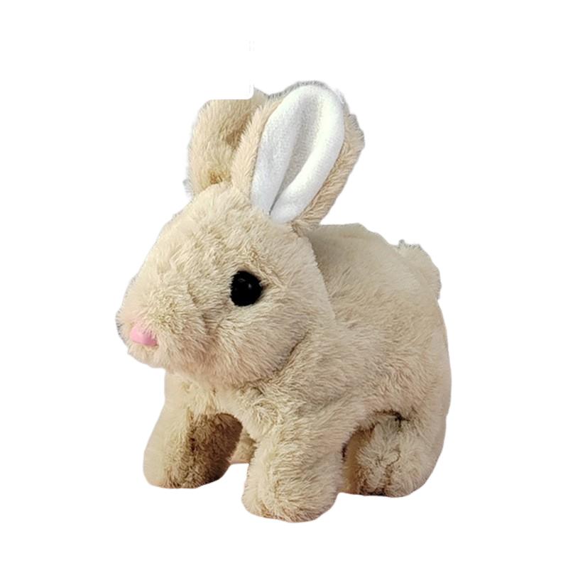 Bunny - My Realistic Bunny Toy - Realistic Interactive Bunny Toy - Jumps, Twitches And Shakes Ears, Lifelike Bunny Moves, Happy Bunny