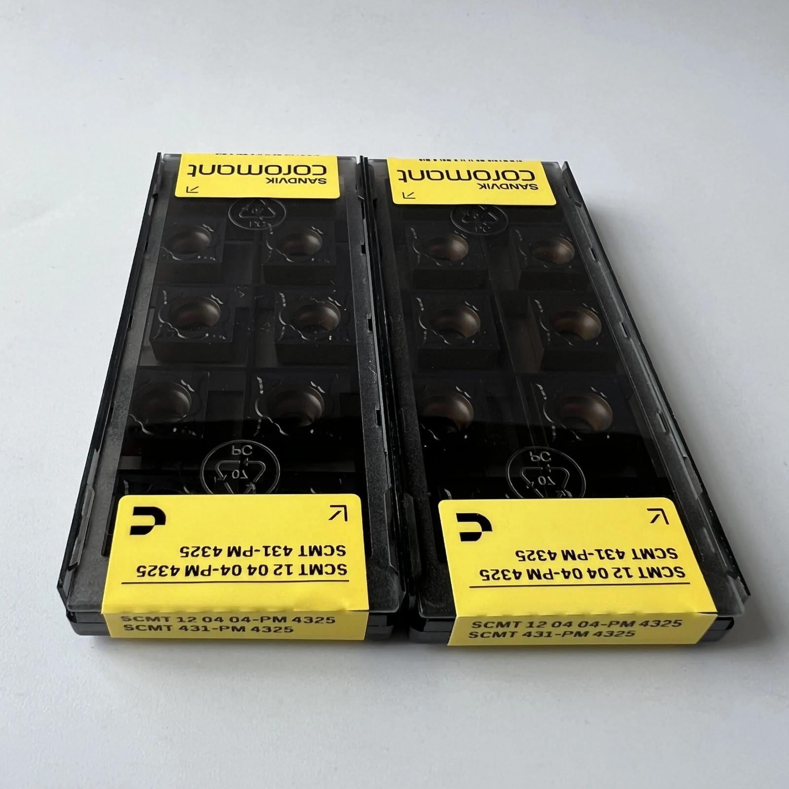 

SANDVIK / SCMT120404-PM 4325 / Industrial indexable Carbide Inserts 10 Pcs
