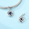 New 100% Copper Charms Pendants Cross Rose Light Bulb Puzzle Dangle Fit Women Original Bracelet Diy Jewelry Gifts