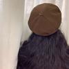 Letter Patch Decor Beret Hat, Vintage Sunscreen Versatile Painter Fedora Hat, Women's Caps & Hats