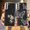 For Samsung S21 FE Plus Ultra Phone Case Butterfly Cat Soft Silicone Cover For Galaxy S21+ S21FE S 21 Protection Funda Coque