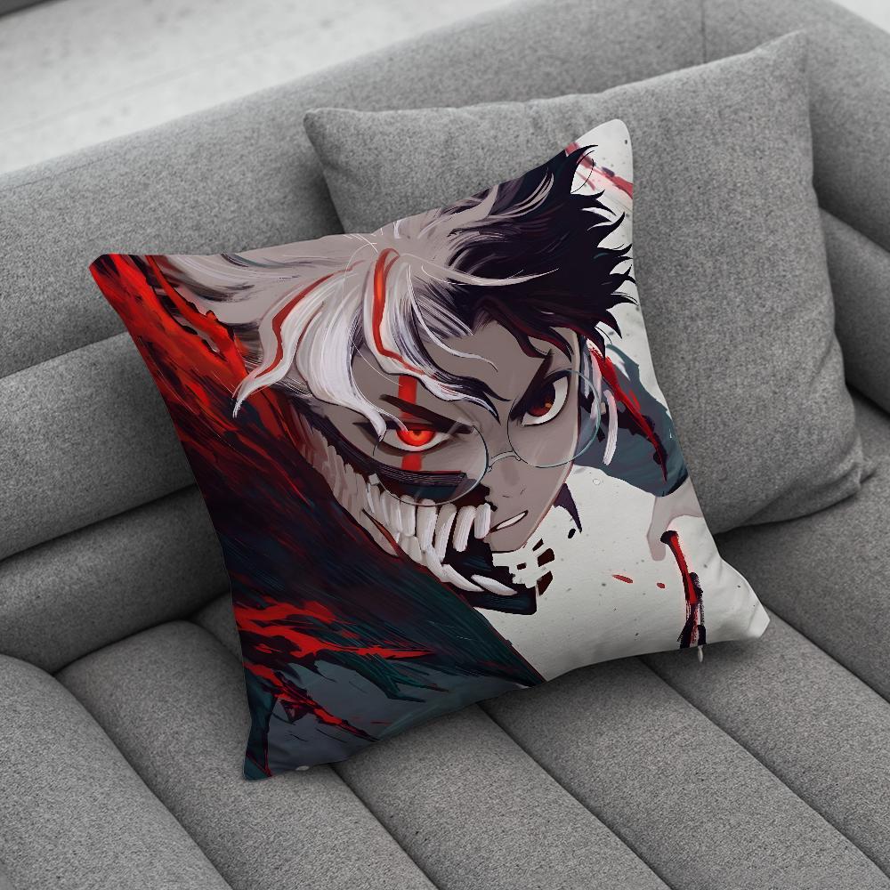 Anime D-Dandadan Pillow Case Soft Cushion Cases for Farmhouse Sofa Decor Home Decorations and Protector 40cmx40cm