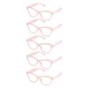 5PCS Oversized Cat Eye Reading Glasses Women High Quality Anti Blue Light Prescription Women Eyeglasses Computer Glasses