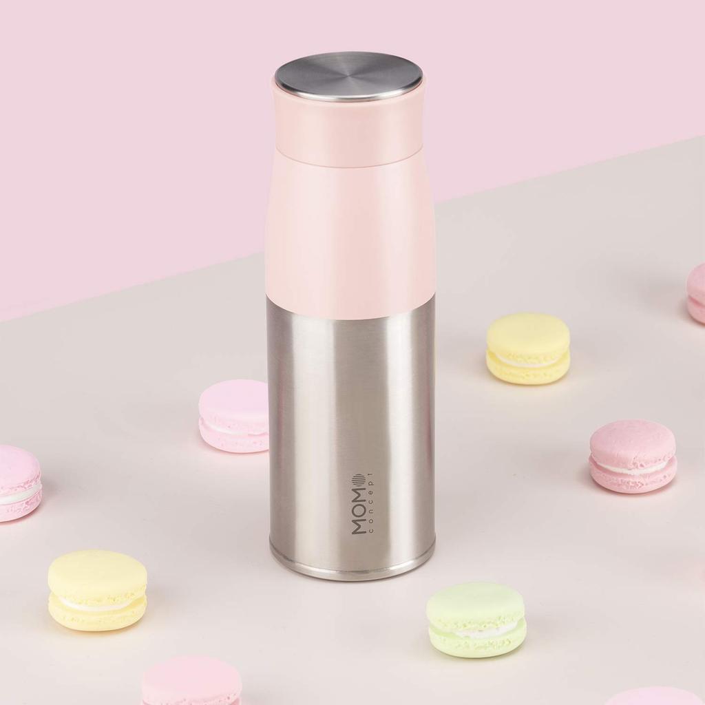 MOMO CONCEPT Lupin Tumbler, Vacuum Insulated, Lightweight, 400ml, Pink, 01002-29007