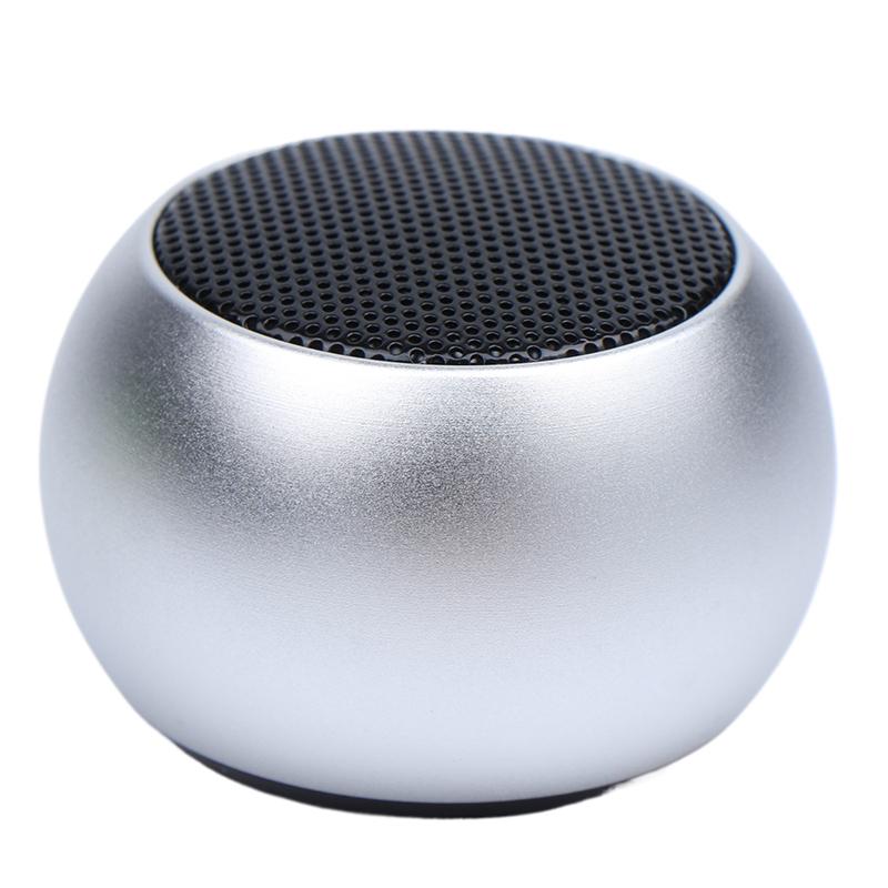 M3 High Quality Bass Mini Led Plating Loud Outdoor Sports Portable Round Small Wireless Speaker For Mobile Phone
