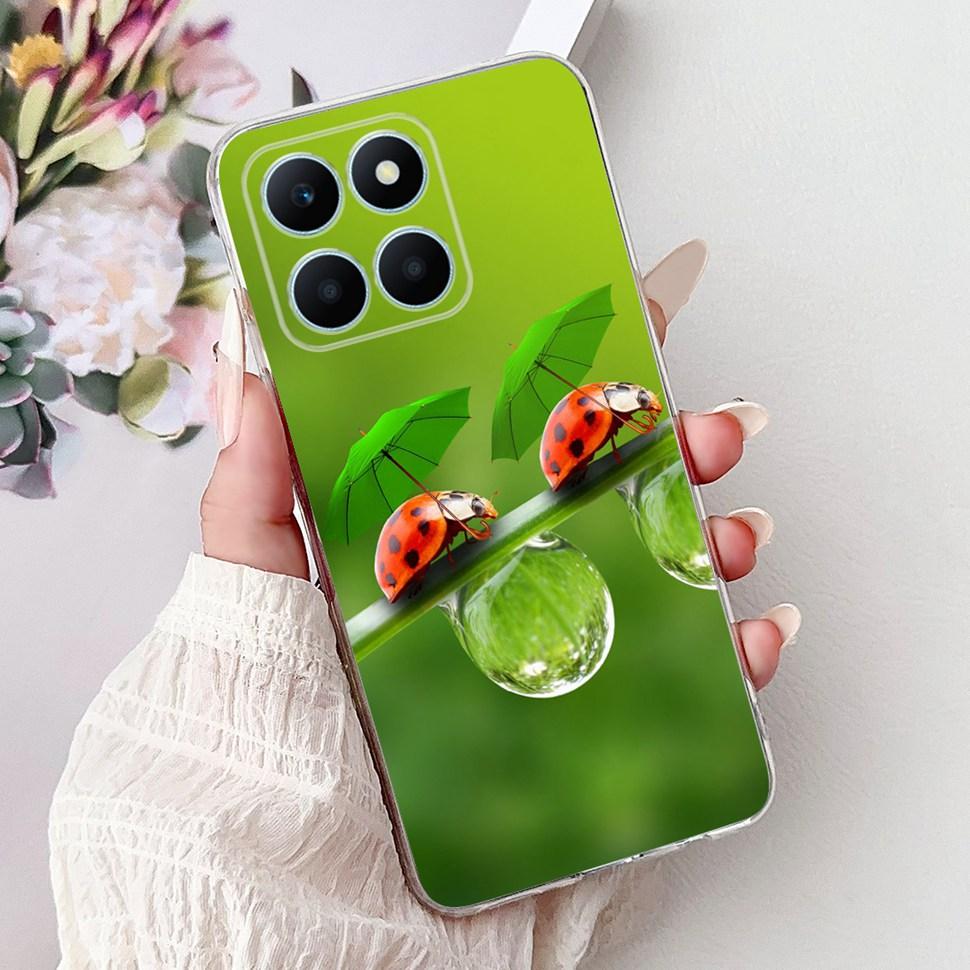 For Huawei Honor X6a Case Cute Animals Soft Silicone Phone Cases For Honor X 6A 6B X6a X6b HonorX6a Cover Ultra-thin TPU Housing