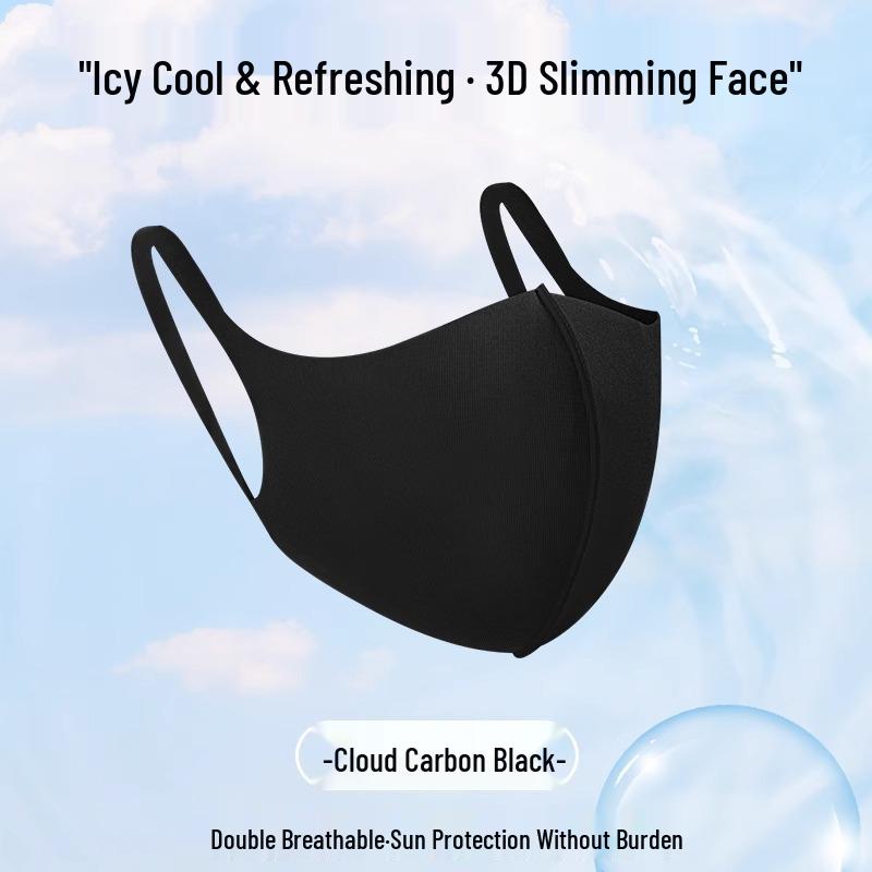 

5 Pairs [Newcomer 0.01 Free Shipping] Ice Silk Seamless Sunscreen Mask - Trendy, High Face Value Design for All Seasons.