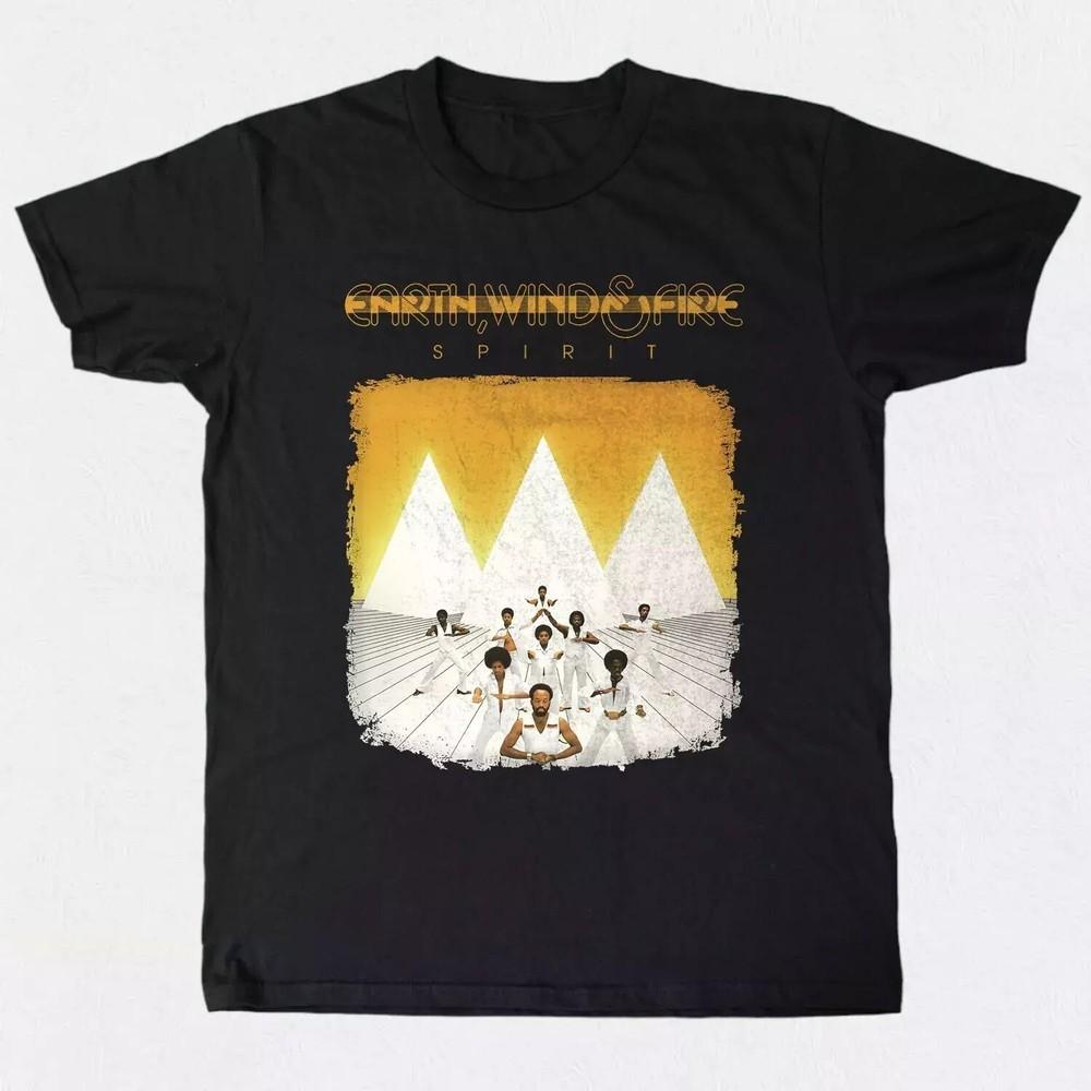 Earth Wind Fire  Spirit Unisex Black Tshirt Gift For Fan FN868 Unisex T-Shirt XXXL