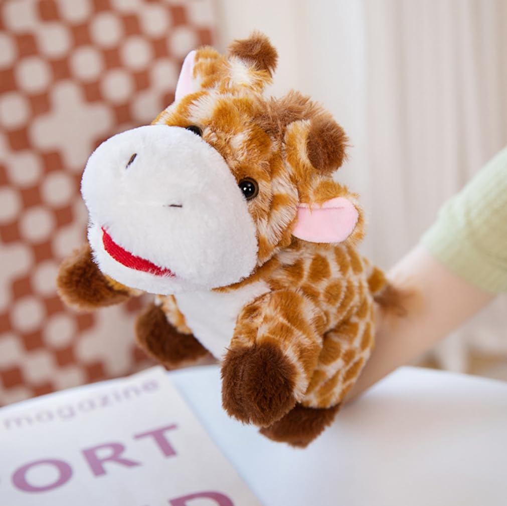 Muppet Puppet Hand Puppet Finger Puppet Ventriloquist Doll Mouth Giraffe Kirin