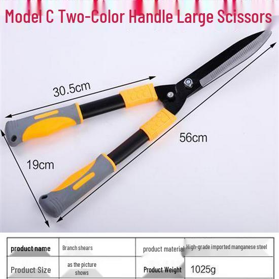 Telescopic Hedge & Lawn Shears - Garden Pruning and Weeding Tools with Big Scissors for Landscaping and Branch Trimming.