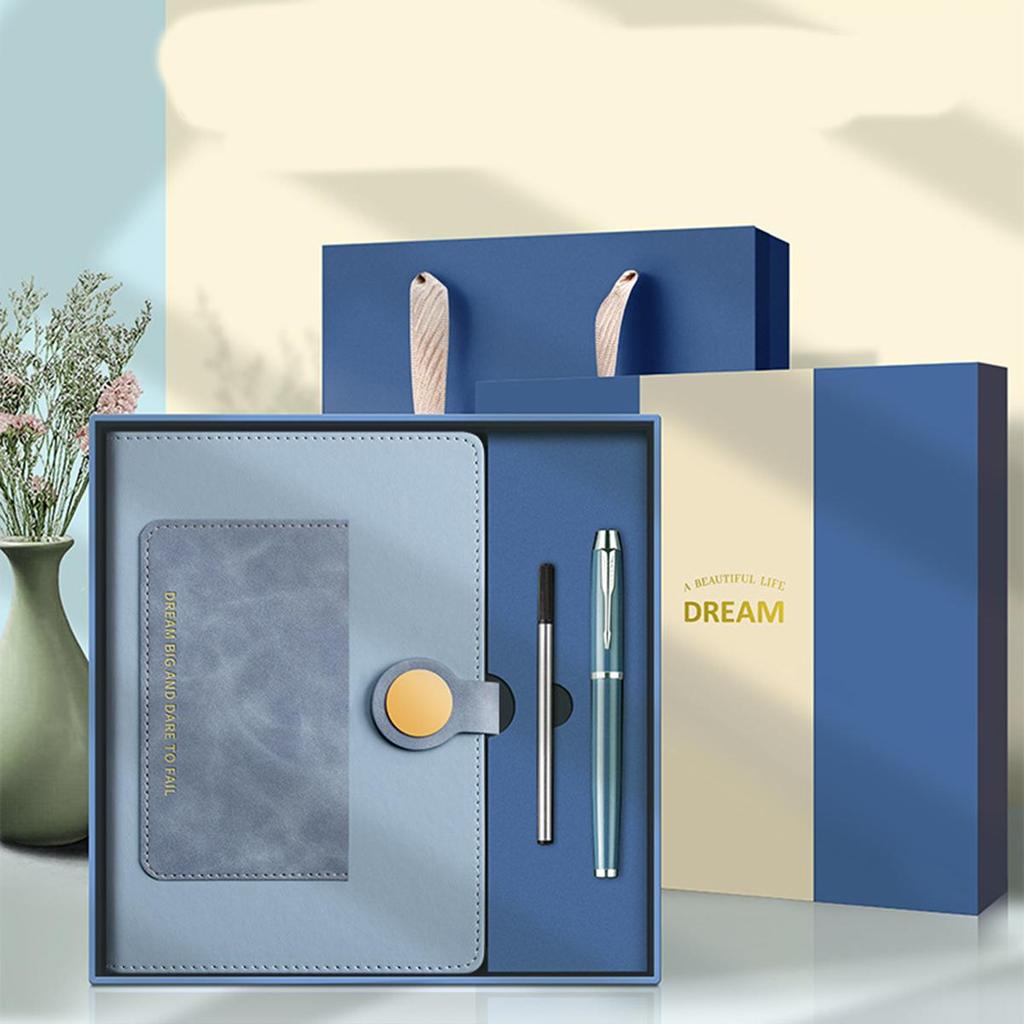 A5 Leather Student Subject Notebook, Buckle Office Notepad, Business Meeting Record Book, Travel Log, Diary, 130 Sheets 260 Pages