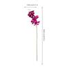 Lifelike Artificial Orchid Flowers with 3 Small 3 Large Green Buds Pink Simulation Orchid for Wedding Decoration Home