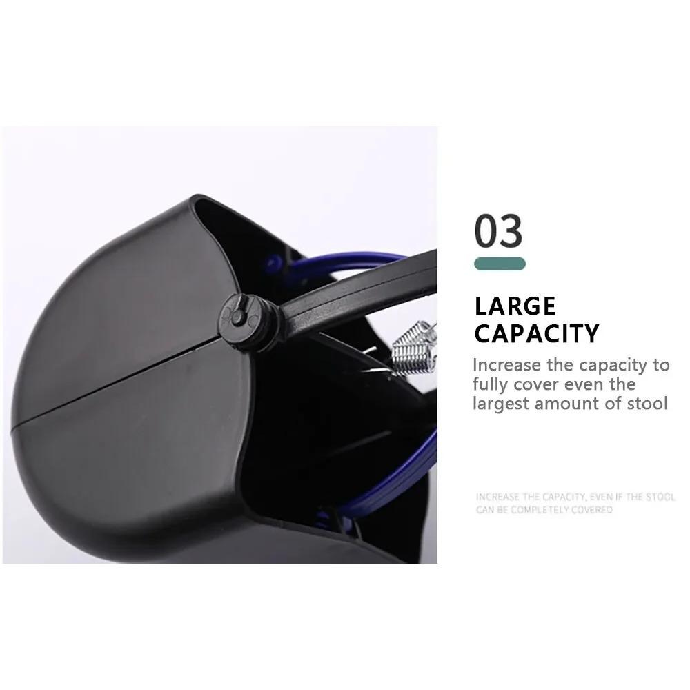 Dog Pooper Scooper Pet Long Handle Jaw Poop Scoop Picker Excrement Collector Clean Tools Outdoor Foldable Animal Feces Cleaner