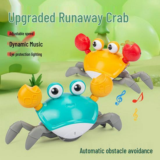 Electric Music Crab Bubble Blower Toy for Children's Bath