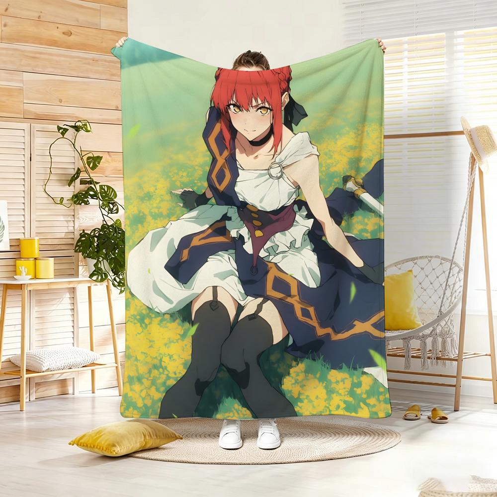 Dark Fantasy  Anime F-Fatestrange Fakes Throw Lightweight 240G Flannel Blanket Soft Skin-Friendly For Summer Cooling