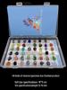 Natural Crystal & Mineral Specimen Box - Raw Stones for Children's Exploration & Learning (36-80 Varieties)