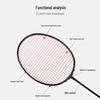 Racchetta da Badminton Chishengdi VT-ZF5U 72g Multicolore Offensiva - Full Carbon, Finitura Opaca, Incordata, Super Leggera per Allenamento