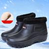 Waterproof Cotton Shoes for Men  To Keep Warm In Winter Waterproof Non-slip and Velvet Thickened High-top Snow Boots,Shoes Are Too Small