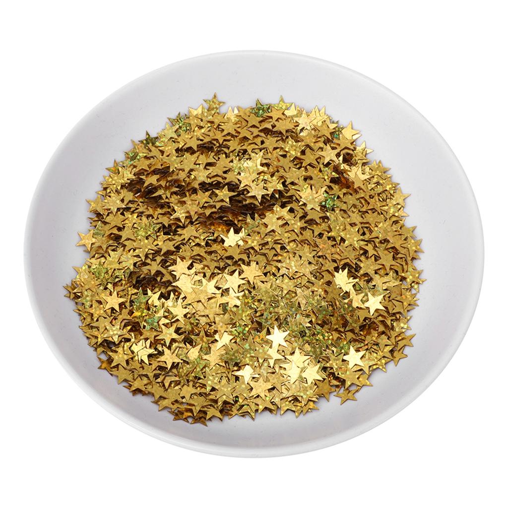 4000pcs 10mm PVC Star Table Confetti Sprinkles for Christmas Wedding Birthday Party Decoration