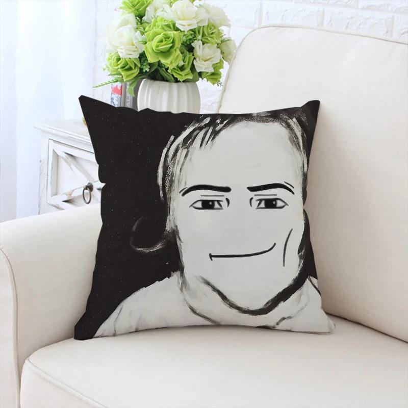 Creative Expression Pattern Pillowcase Car Ornaments Office Living Room Sofa Home Pillowcase