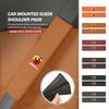 1Pcs Car Seat Belt Cover Shoulder NSSS Suede Breathable Accessories For Abarth Fiat Grande Punto Tipo Stilo Ducato Palio 500x