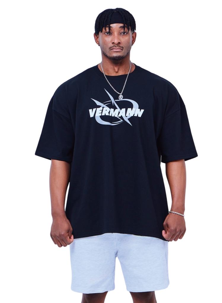 Beleumaneopaeleol Big Symbol Logo Oversized Short Sleeve T-Shirt