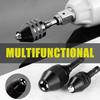 Removable Lightweight Multifunctional Aluminum Alloy Conversion Chuck Universal Hexagonal Handle Three Jaw Electric Grinder Conversion Chuck