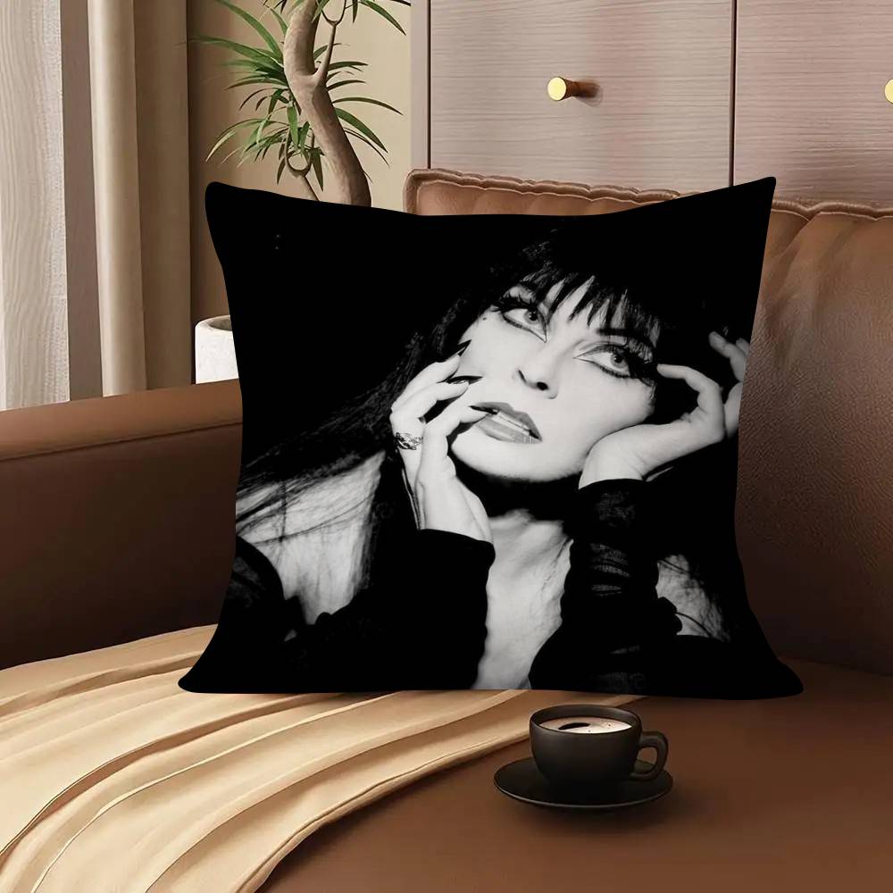 1Pc Film E-Elvira M-Mistress Of The D-Dark Pillow Case Fashion Square Pillowcase Bedroom Sofa Room Ins Decoration Leisure