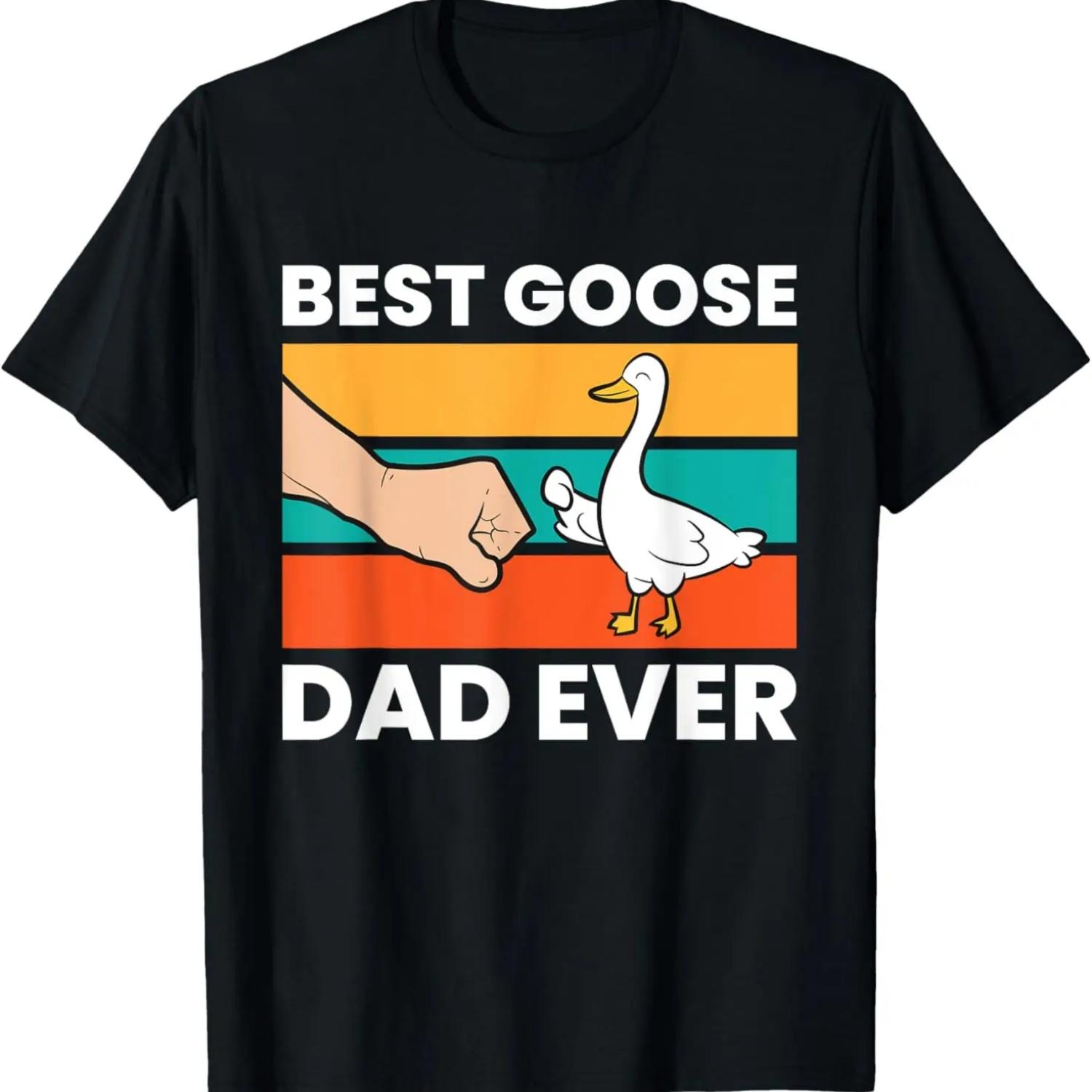 

Best Goose Dad Ever Goose Pet Goose Owners T-Shirt XXXXXL чёрный