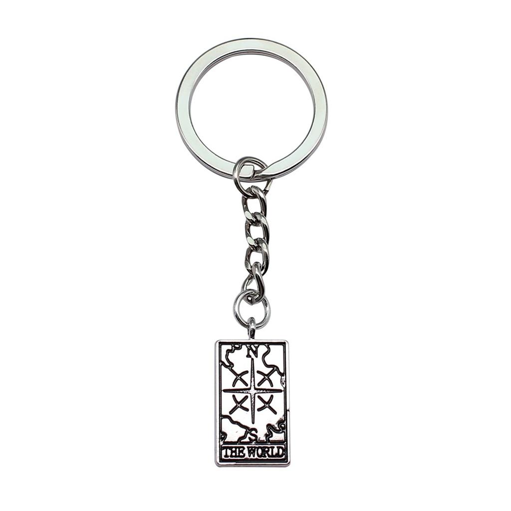 28mm Key Ring Text Tags Friendship Minimalist Jewelry Components QY049