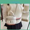 Childrens Bucket Bag With Chain Pattern Pu Material For Kindergarten Girls Daily Use