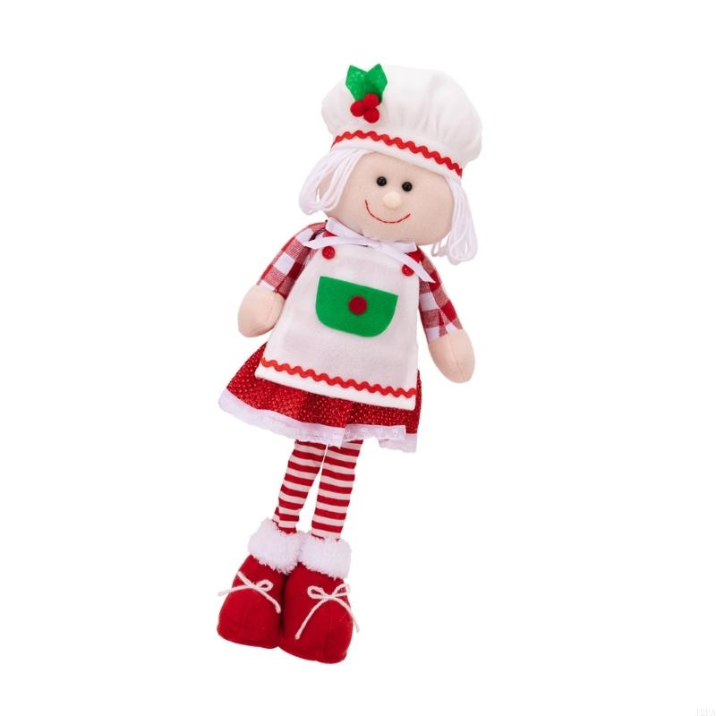 Handmade Holiday Telescopic Cook Caps Festival Fabric Doll Gnomes Plush Dolls