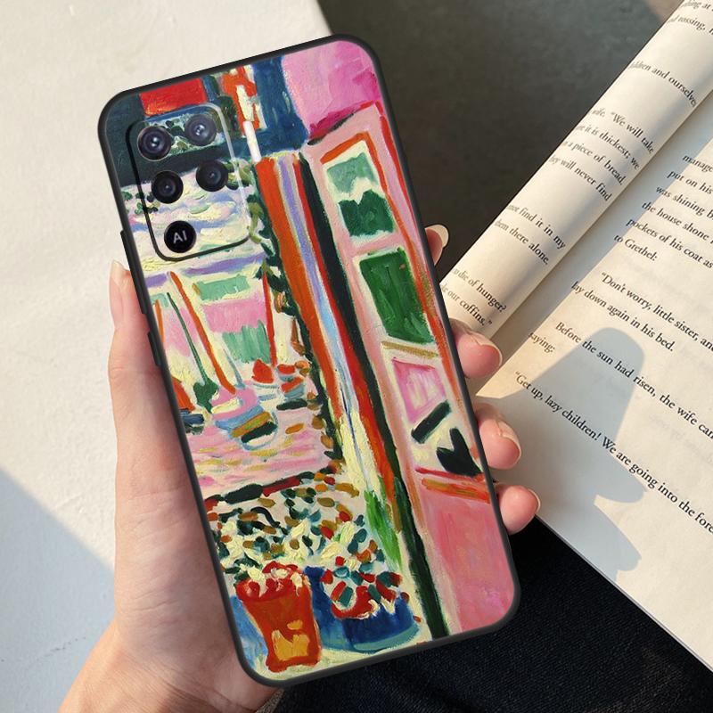 Henri Matisse Art Painting Case For Oppo A58 A98 A78 A18 A38 A60 A80 A40 A77 A57 A17 A74 A54 A94 A96 A76 A16 A15 A5 Pro