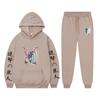 Attack On Titan Men Hoodies Pants Sweatshirt Fashion Sets Anime Print Japanese Streetwear Pullovers Tops Unisex Casual Clothes