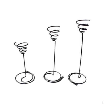 3x Air Plant Holder Stand Tillandsia Containers,Indoor Outdoor Planter Shelves Metal Plants Spiral
