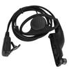 D Type Ear Hanger with PTT MIC for Motorola Xpr-6300/6350/6550/6580/7550/P8200 8268D