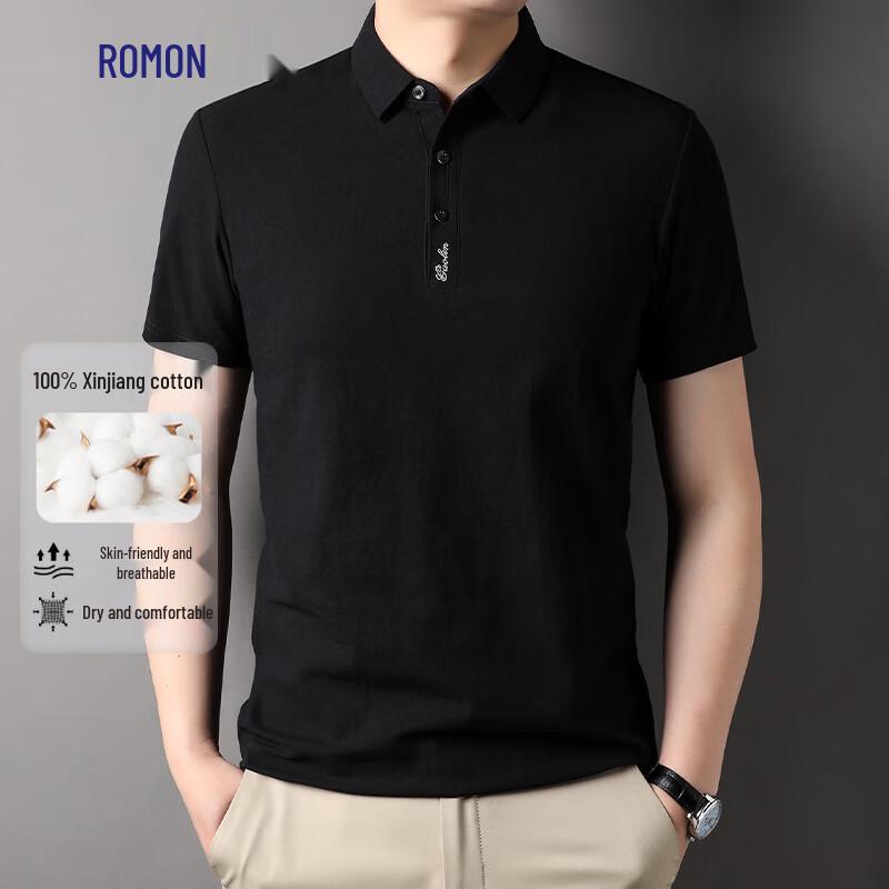 Luomeng Men s 100% Cotton Polo T-Shirt 54/2XL