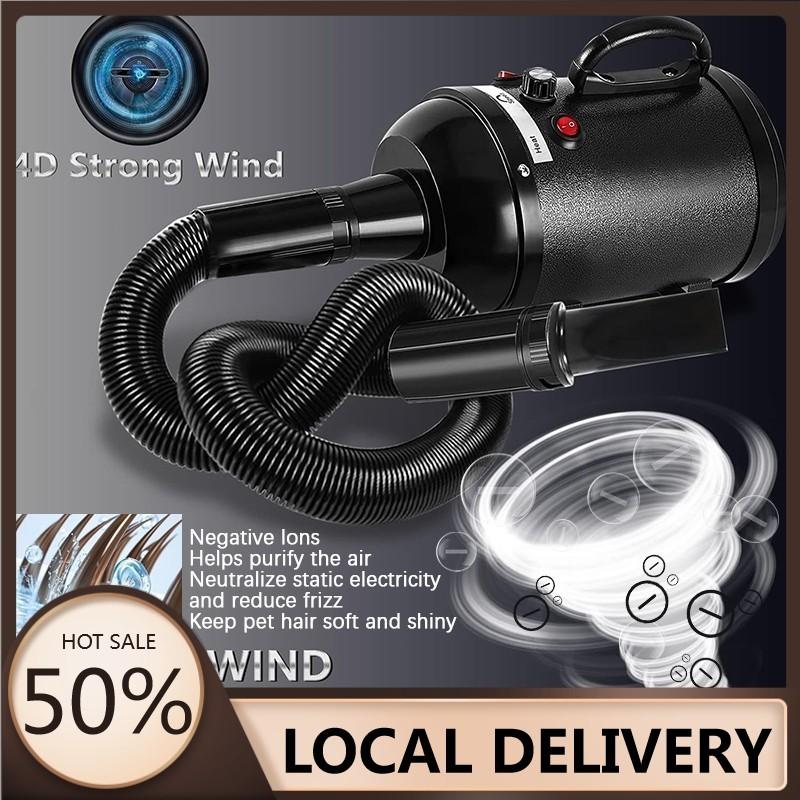 6800W Power Hair Dryer Pet Blew for Dog Cat Grooming Warm Wind Fast Pet Blower Dryer (Blow&Suction 2in1)