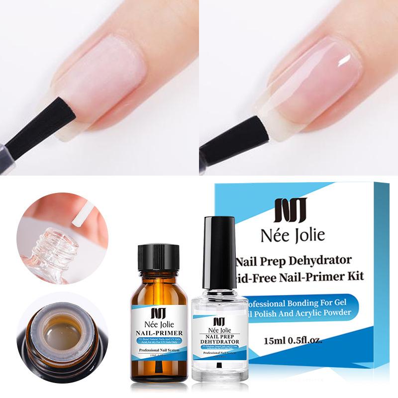 Nail Balance Liquid Trockenmittel Set, Nagellackkleber, Nail Art Basic Bond