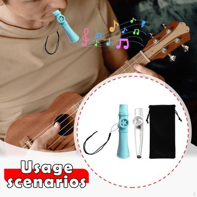 Kazoo z torbą do przechowywania Łatwe do nauczenia Smycz na prezenty Pokaz występów