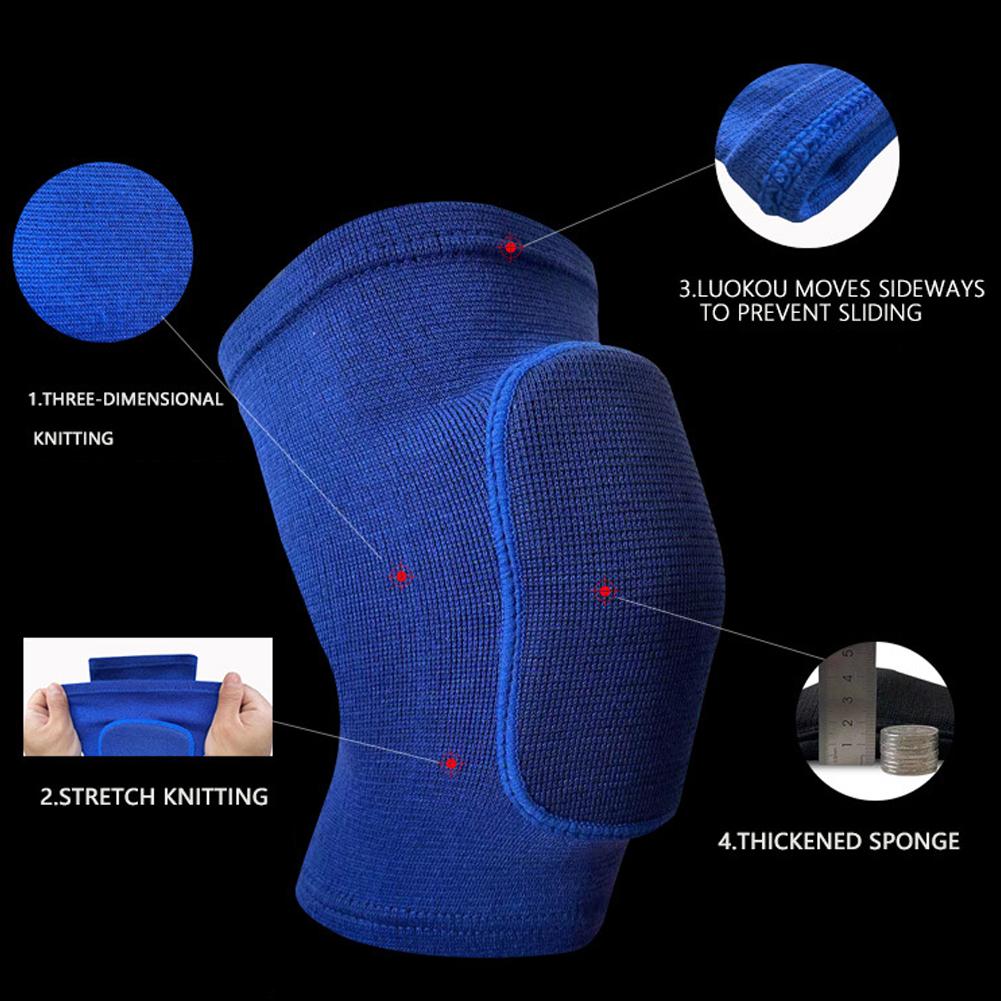 1 Pair Thickened Sport Kneepad Sponge Knee Pads Relief Knee Brace Support For Fitness Dancing Exercise Protect Knee Protector