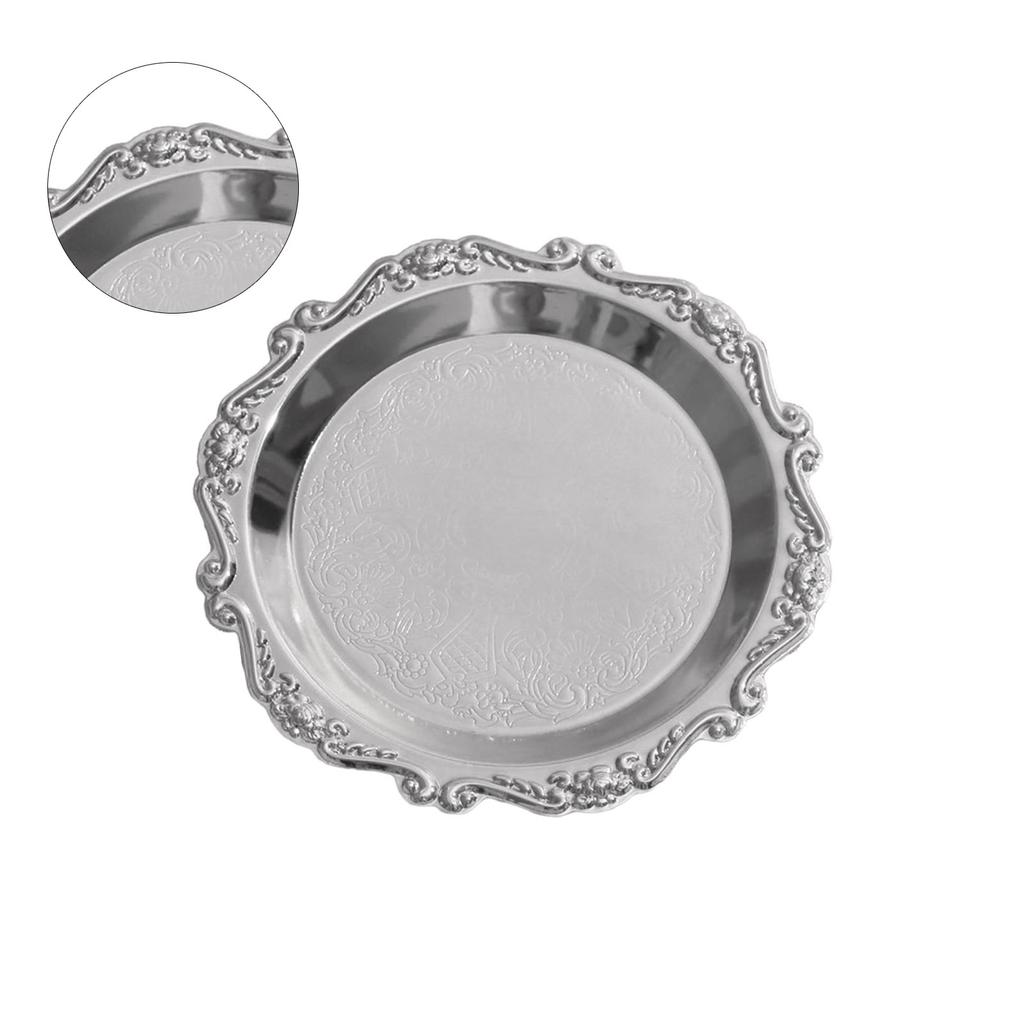 Dekorativní podnos na cupcake věž, Stojan na dezerty, Stojan na prezentaci občerstvení, Talíř na občerstvení a sladkosti, Kovový podnos na pečivo