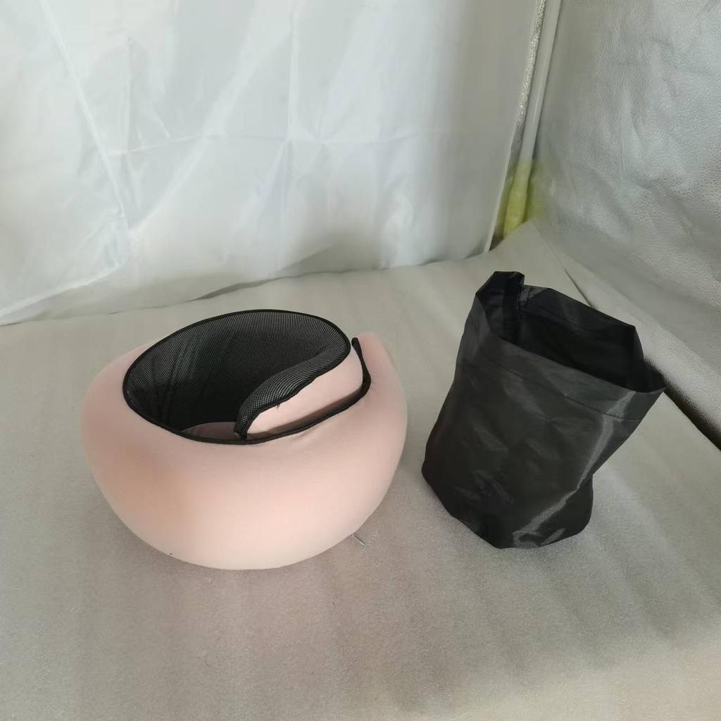 Μαξιλάρι λαιμού Memory Foam Αυχενικός σπόνδυλος Ταξίδι Φορητό μεσημεριανό διάλειμμα Αεροσκάφος U Τύπος μαξιλαριού Μαξιλάρι ύπνου Κάμπινγκ Τσάντα μεταφοράς