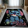 Cartoon S-Stich Kawaii Monster Wohnzimmer Rutschfester Teppich Weicher Teppich für Schlafzimmer Kinderzimmer Spielzimmer Sofa, Heimdeko Fußmatte Geschenk