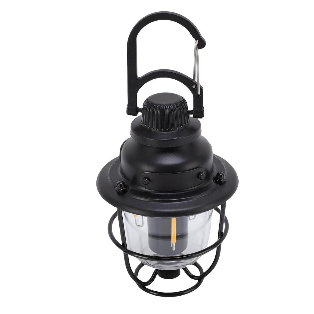 LED Camping Lantern 3LED 9SMD IPX3 Rainproof Battery Powered Camping Light Retro Hanging Tent Light