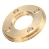 Allsome 11 Pcs Woodworking Router Bushing Guide 10-30mm Copper Premium Router Guide Bush.