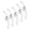 5 Set Cabinet Lock Handle Arched Push Button Pull Handle High Strength for RV Yacht Caravan